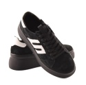 Filippo DP7175 czarne skórzane sneakersy