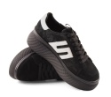Filippo DP7175 czarne skórzane sneakersy