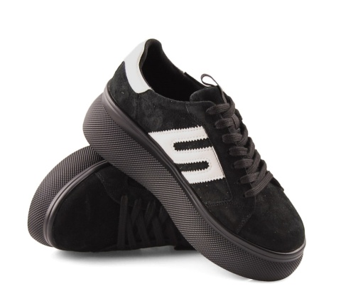Filippo DP7175 czarne skórzane sneakersy Filippo DP7175 czarne skórzane sneakersy