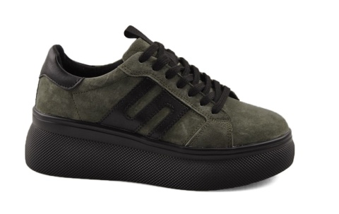 Filippo DP7175 zielone skórzane sneakersy Filippo DP7175 zielone skórzane sneakersy