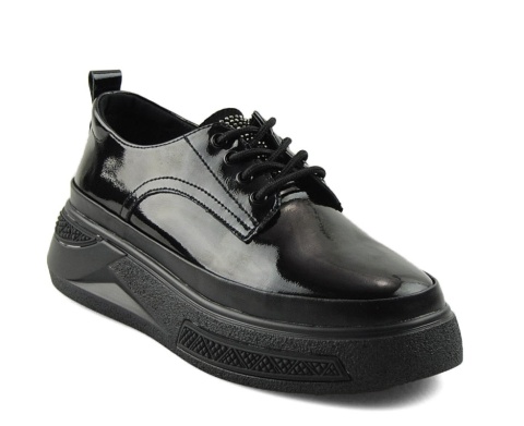 Filippo DP7303 czarne skórzane półbuty lakierowane Filippo DP7303 czarne skórzane półbuty lakierowane