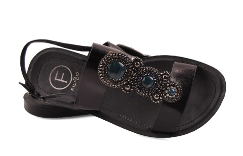 Filippo DS6882 czarne sandały Filippo DS6882 czarne sandały
