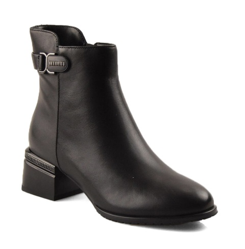 Loretta Vitale C3845 czarne skórzane botki Loretta Vitale C3845 czarne skórzane botki