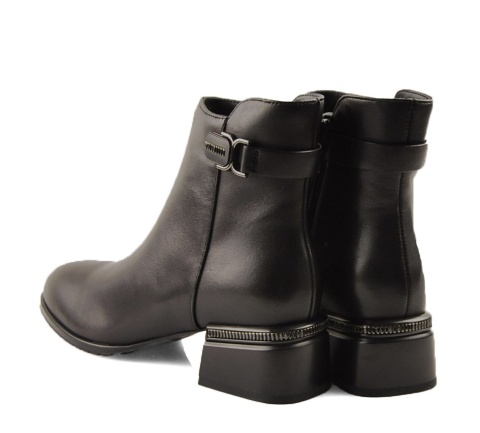 Loretta Vitale C3845 czarne skórzane botki Loretta Vitale C3845 czarne skórzane botki