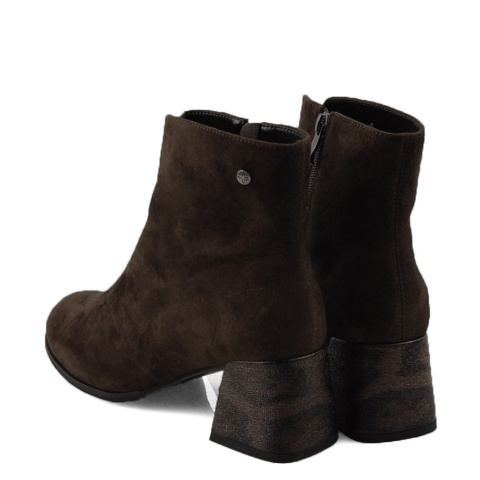 Maciejka K7202-02/00-8 brązowe skórzane botki