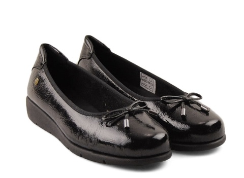 Maciejka P6504-20/00-8 czarne skórzane półbuty