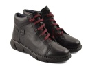 Maciejka P7240-01/00-1 czarne skórzane botki