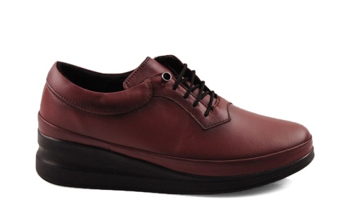 T.Sokolski BAR 401 bordowe skórzane półbuty