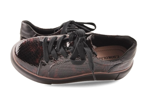 T.Sokolski J25-286 bordowe skórzane półbuty