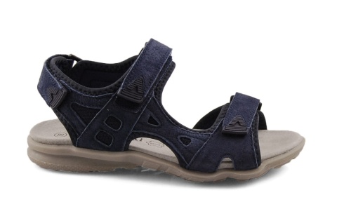 T.Sokolski L25-613 granatowe skórzane sandały