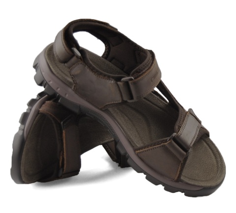 T.Sokolski L25-666 brązowe skórzane sandały