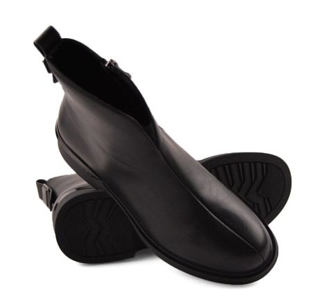 T.Sokolski Z25-36 czarne skórzane botki