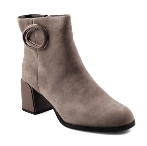 Artiker 57C0014 beżowe skórzane botki