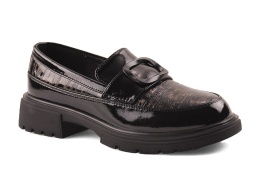 Artiker 57C0184 czarne skórzane półbuty