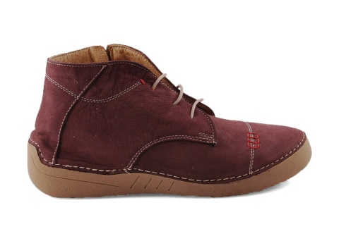 Artiker 57C2116 bordowe skórzane półbuty
