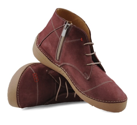 Artiker 57C2116 bordowe skórzane półbuty