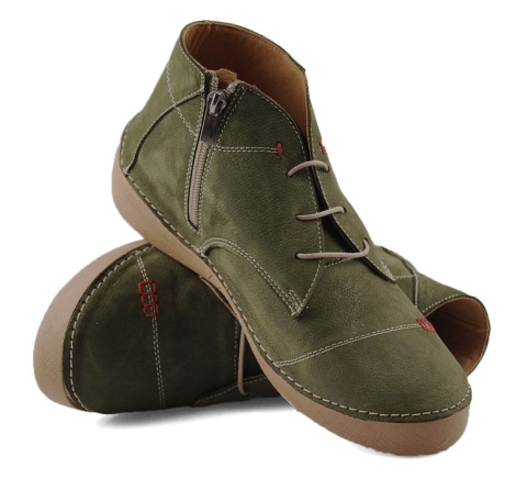 Artiker 57C2119 zielone skórzane półbuty