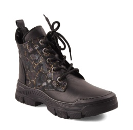 Artiker 57C2179 czarne skórzane botki