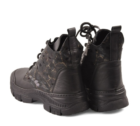 Artiker 57C2179 czarne skórzane botki