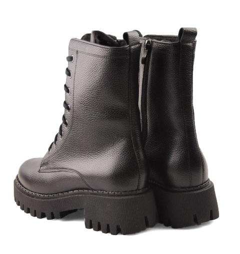 ButBal 401 czarne skórzane trapery