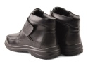 Comfortabel 670499 czarne skórzane botki