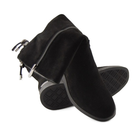 Filippo DBT7210 czarne skórzane kozaki