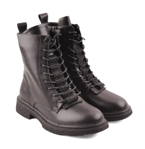 Filippo DBT7250 czarne skórzane trzewiki