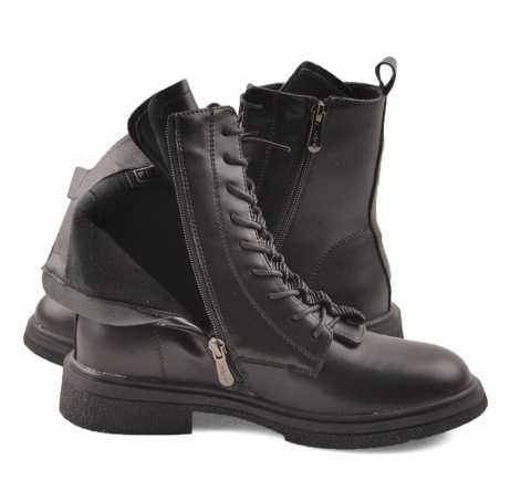 Filippo DBT7250 czarne skórzane trzewiki