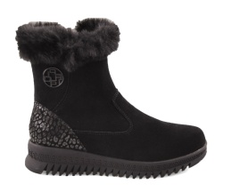 Filippo DBT7271 czarne skórzane botki