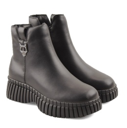 Filippo DBT7274 czarne skórzane botki