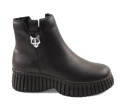 Filippo DBT7274 czarne skórzane botki