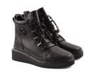 Filippo DBT7416 czarne skórzane botki