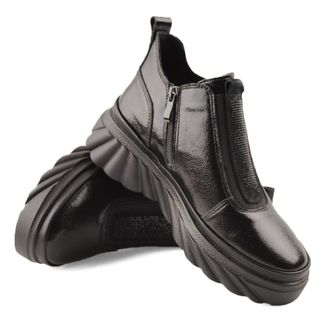 Filippo DBT7426 czarne skórzane półbuty