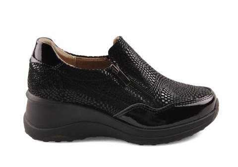 Filippo DP6473 czarne skórzane półbuty