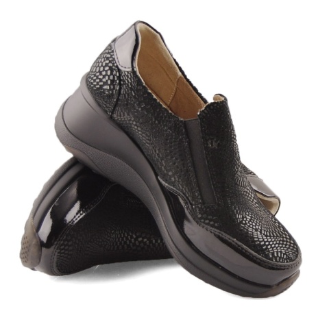 Filippo DP6473 czarne skórzane półbuty