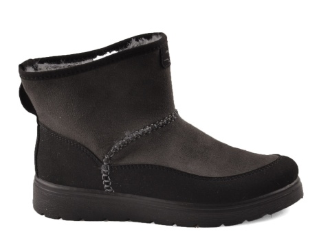 Fly Flot 45 Y83 szare skórzane botki