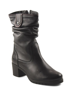 Galant 725 czarne skórzane botki