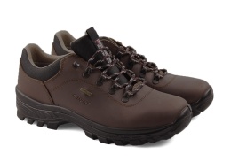 Grisport 10268D16G brązowe skórzane półbuty trekkingowe