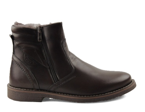 Iguana 006-49 brązowe skórzane botki