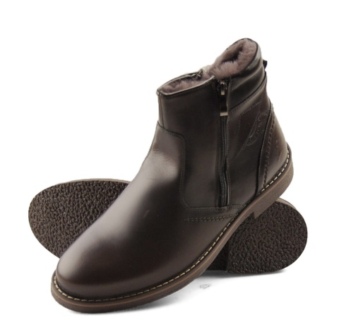 Iguana 006-49 brązowe skórzane botki