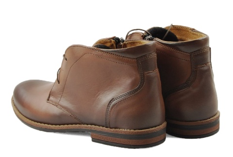 Iguana 097-863 brązowe skórzane trzewiki