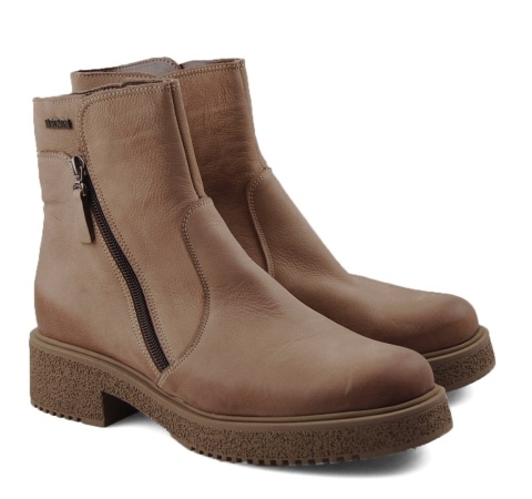 Jaromin 7930 brązowe skórzane botki