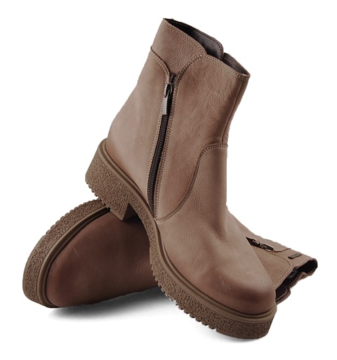 Jaromin 7930 brązowe skórzane botki