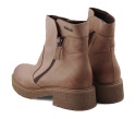 Jaromin 7930 brązowe skórzane botki