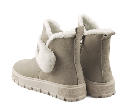 Lee Cooper LCJ-25-01-3739L szare skórzane śniegowce Lee Cooper LCJ-25-01-3739L szare skórzane śniegowce