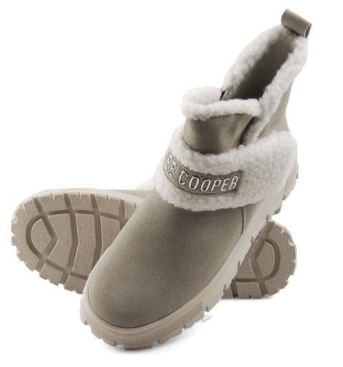 Lee Cooper LCJ-25-01-3739L szare skórzane śniegowce Lee Cooper LCJ-25-01-3739L szare skórzane śniegowce