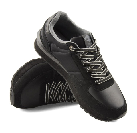 Lee Cooper LCJ-25-03-3794M czarne półbuty