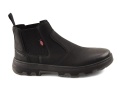 Lee Cooper LCJ-25-33-3967MB czarne skórzane botki Lee Cooper LCJ-25-33-3967MB czarne skórzane botki