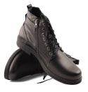 Lemi 173 F czarne skórzane botki