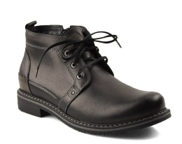 Lemi 175 W czarne skórzane botki